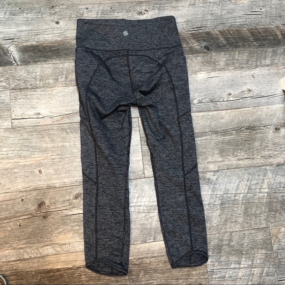 Athleta Gray Pocket capris - Picture 2 of 2